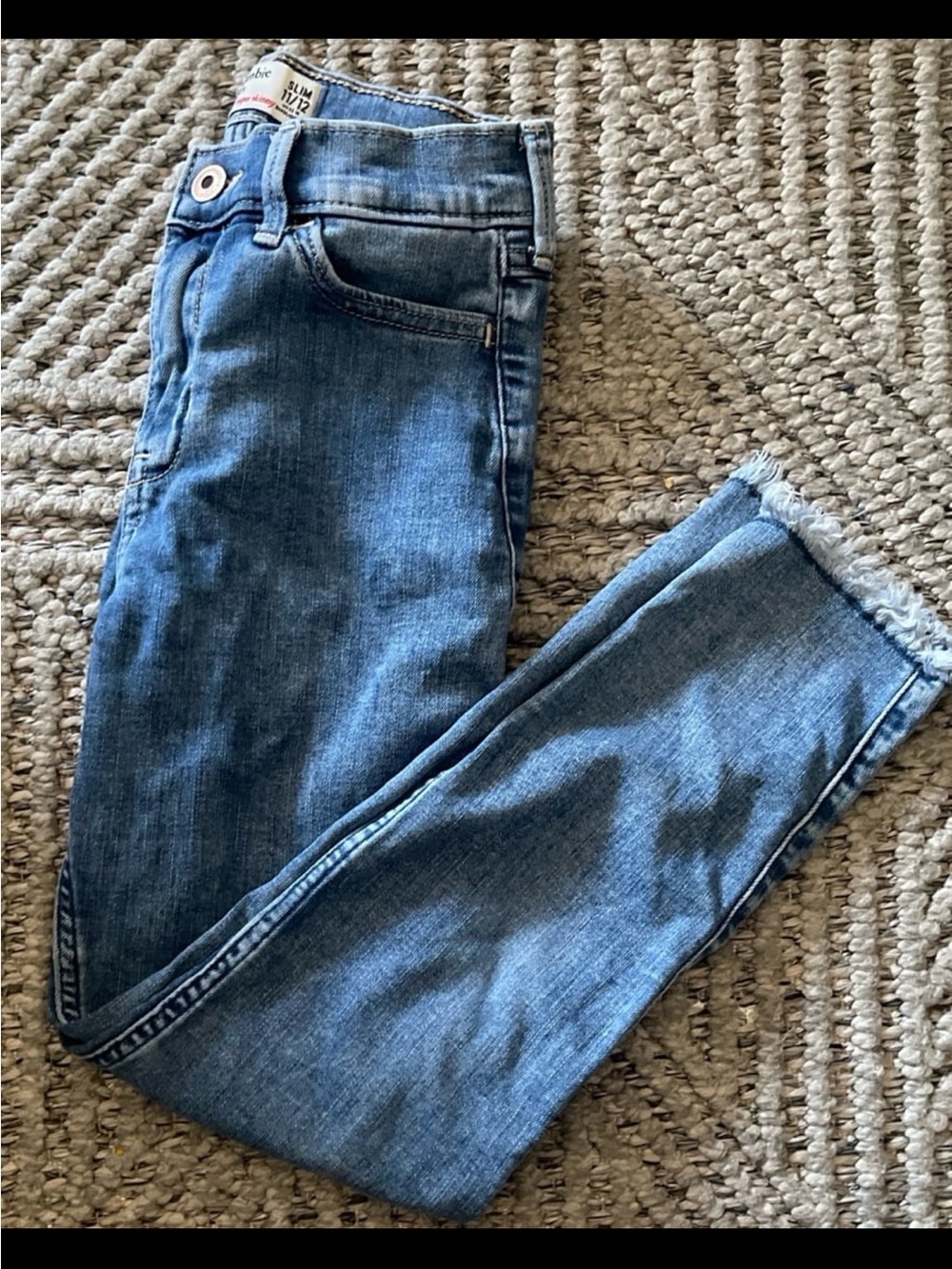 Abercrombie Kids high-rise ankle super skinny jeans SZ 11/12